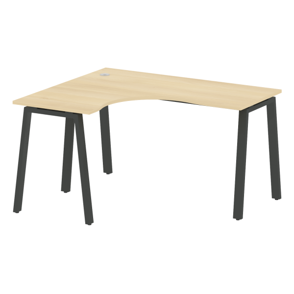 Стол криволинейный левый на А-образном м/к БА.СА-3 Л