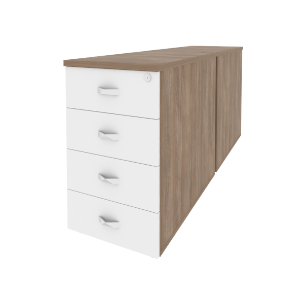 Тумба двойная приставная / опорная O.TPO-2.8