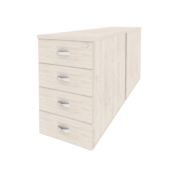 Тумба двойная приставная / опорная O.TPO-2.8