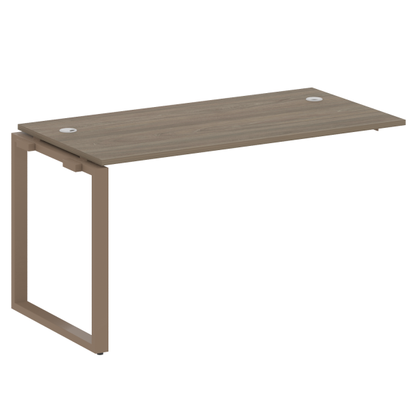 Проходной наборный элемент рабочей станции на О-образном м/к (проходная опора Б.ОСП-72, столешница, БО.ПРС-СП-1.3