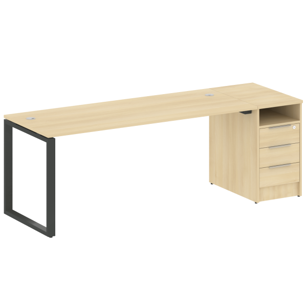 Рабочая станция на О-образном м/к с опорной тумбой БО.РС-СТП -1.5