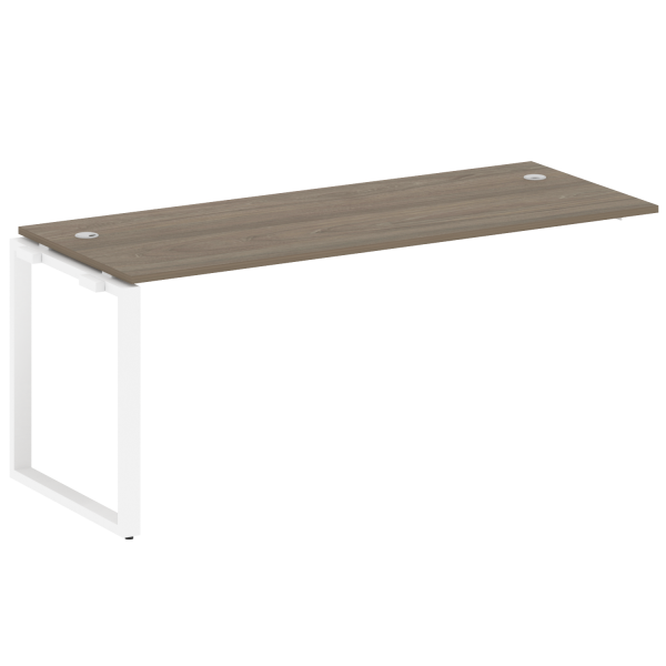 Проходной наборный элемент рабочей станции на О-образном м/к (проходная опора Б.ОСП-72, столешница, БО.ПРС-СП-1.5