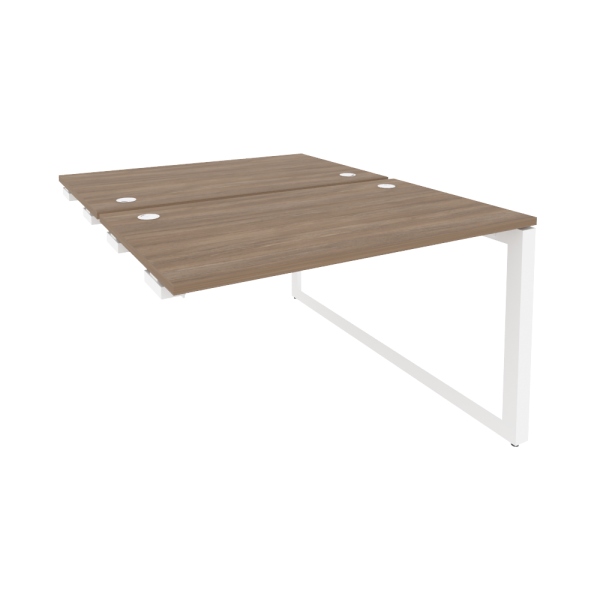 Стол-приставка двойной на О-образном м/к к опорым элем. O.MО-D.SPR-2.7