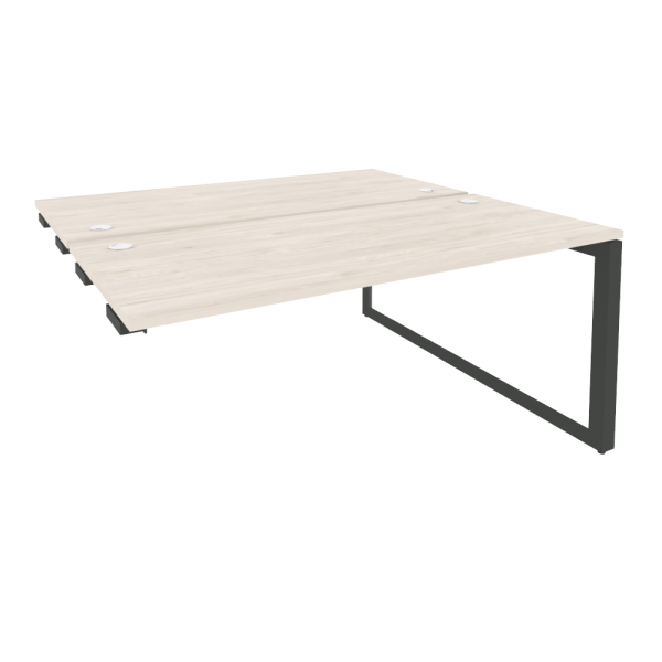 Стол-приставка двойной на О-образном м/к к опорым элем. O.MО-D.SPR-4.7