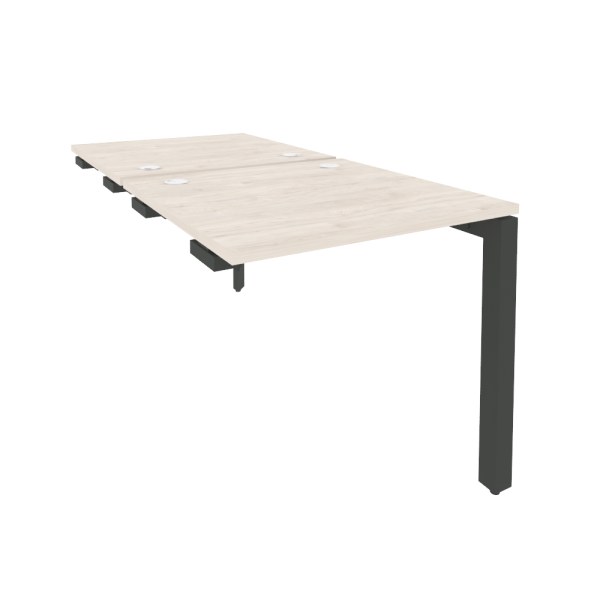 Стол-приставка двойной на П-образном м/к к опорным элем. O.MP-D.SPR-0.8