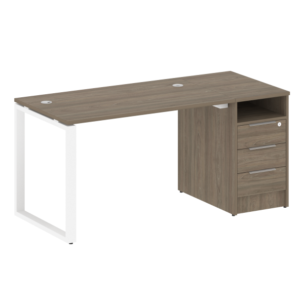 Рабочая станция на О-образном м/к с опорной тумбой БО.РС-СТП -1.2