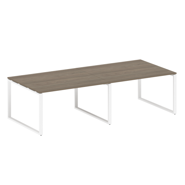 Переговорный стол (2 столешницы) на О-образном м/к БО.ПРГ-2.3