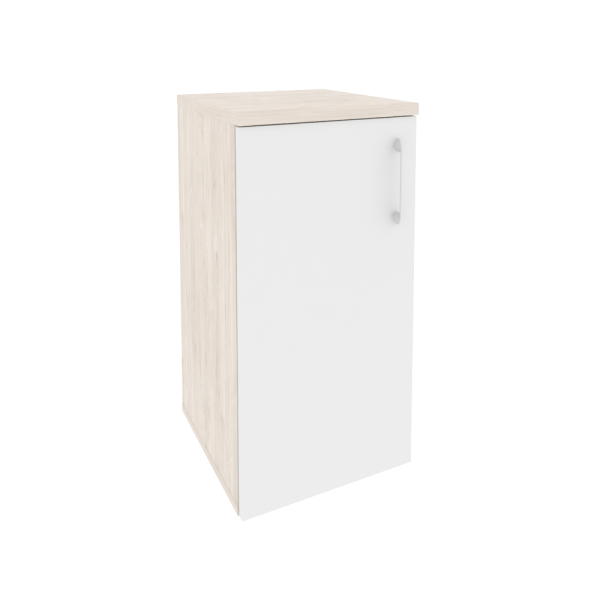 Шкаф низкий узкий левый (1 низкий фасад ЛДСП) O.SU-3.1(L)