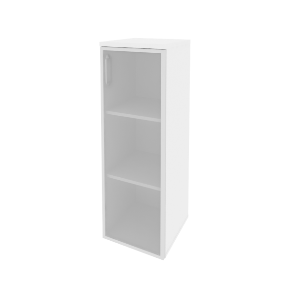 Шкаф средний узкий правый (1 средний фасад стекло в раме) O.SU-2.4R(R)