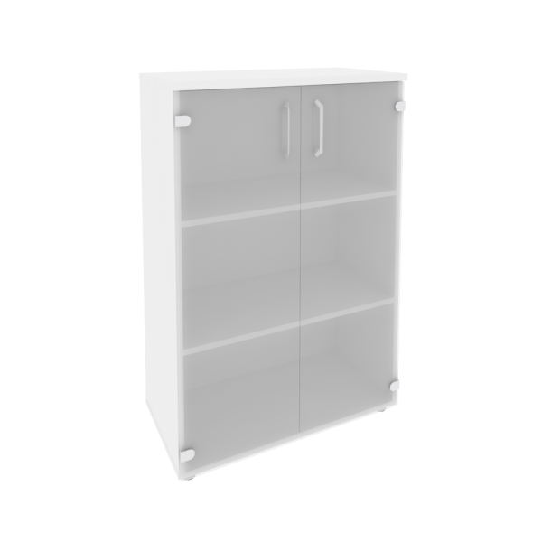 Шкаф средний широкий (2 средних фасада стекло) O.ST-2.4