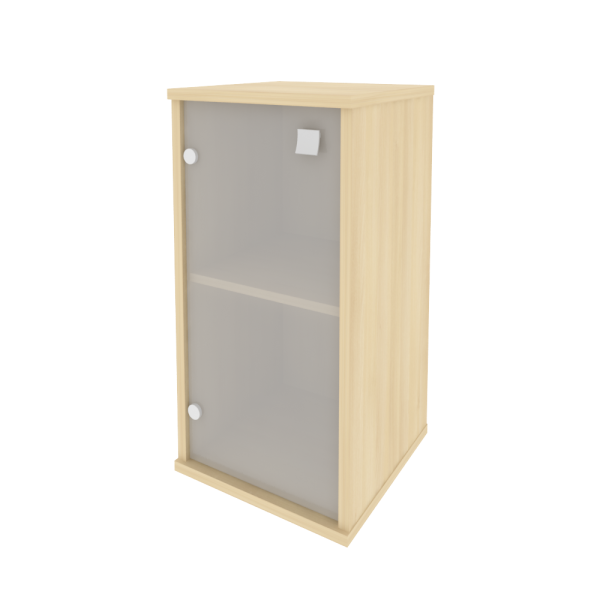 Шкаф низкий узкий левый/правый (1 низкая дверь стекло) Л.СУ-3.2 Л/Пр
