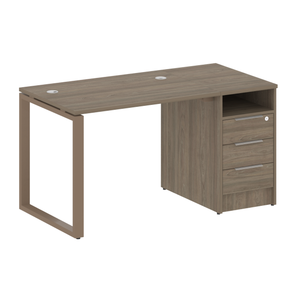 Рабочая станция на О-образном м/к с опорной тумбой БО.РС-СТП -1.1