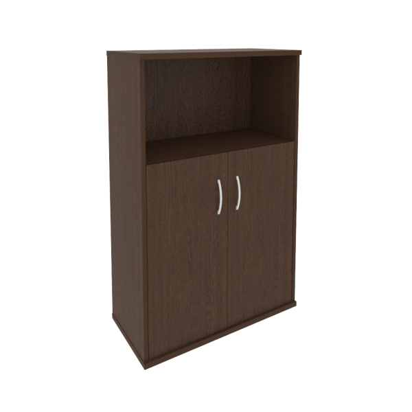 Шкаф средний широкий (2 низкие двери ЛДСП) А.СТ-2.1