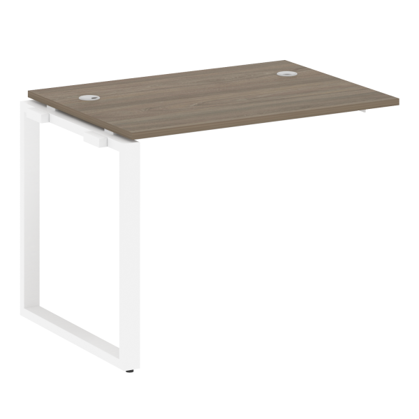 Проходной наборный элемент рабочей станции на О-образном м/к (проходная опора Б.ОСП-72, столешница, БО.ПРС-СП-1.1