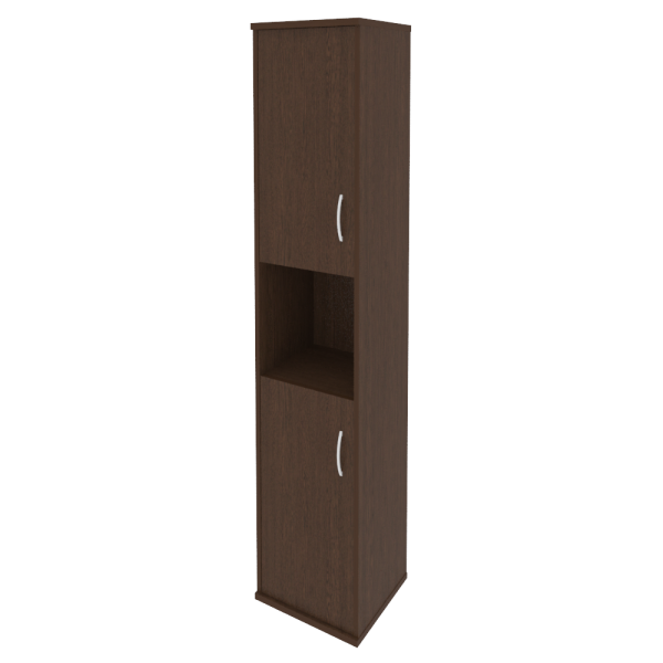 Шкаф высокий узкий левый/правый (2 низкие двери ЛДСП) А.СУ-1.5 Л/Пр