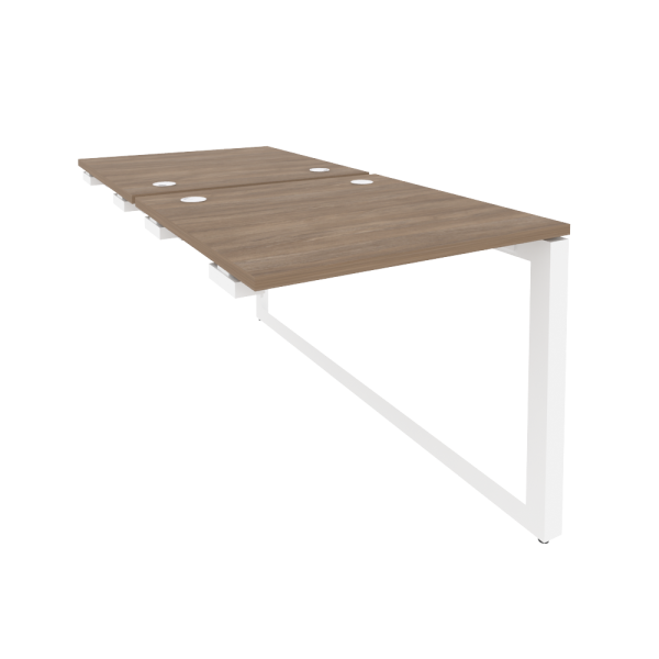 Стол-приставка двойной на О-образном м/к к опорым элем. O.MО-D.SPR-0.8