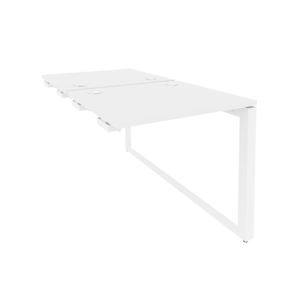 Стол-приставка двойной на О-образном м/к к опорым элем. O.MО-D.SPR-0.7