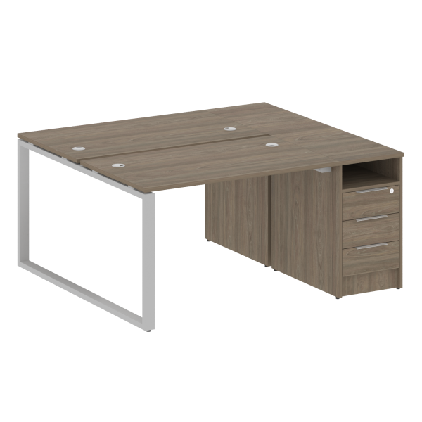 Рабочая станция на О-образном м/к с опорной тумбой БО.РС-СТП-2.2