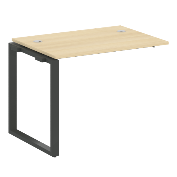 Проходной наборный элемент рабочей станции на О-образном м/к (проходная опора Б.ОСП-72, столешница, БО.ПРС-СП-1.1