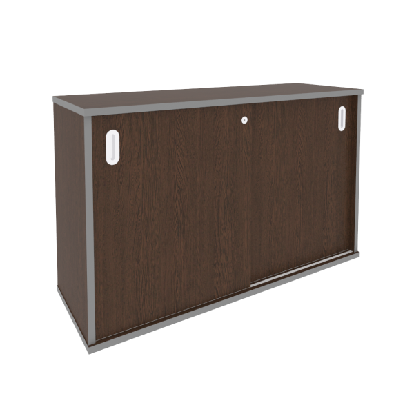 Шкаф-купе низкий (наполнение - полки) Л.ШК-3.1