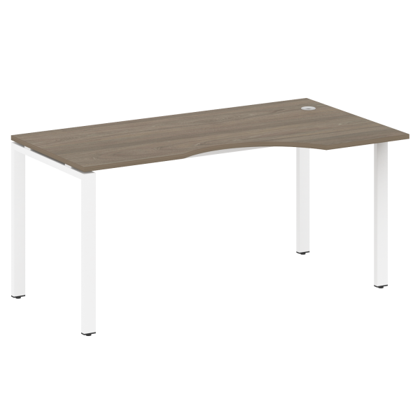 Стол криволинейный правый на П-образном м/к БП.СА-1 Пр