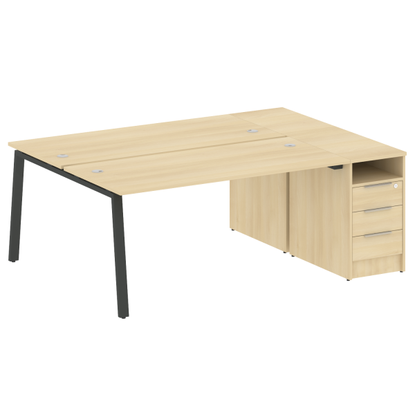 Рабочая станция на А-образном м/к с опорной тумбой БА.РС-СТП-2.4