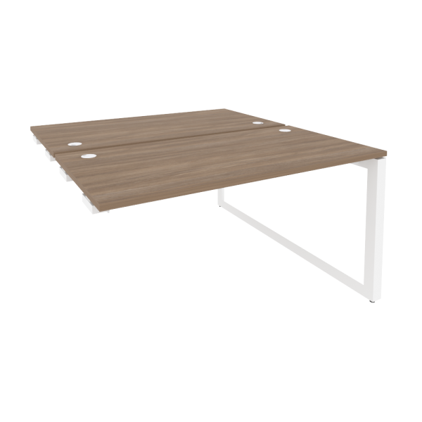 Стол-приставка двойной на О-образном м/к к опорым элем. O.MО-D.SPR-3.7