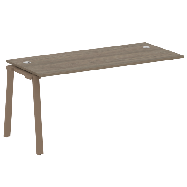 Проходной наборный элемент рабочей станции на А-образном м/к (проходная опора Б.ОСП-72, столешница, БА.ПРС-СП-1.4