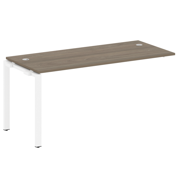 Проходной наборный элемент рабочей станции на П-образном м/к (проходная опора Б.ОСП-72, столешница, БП.ПРС-СП-1.4