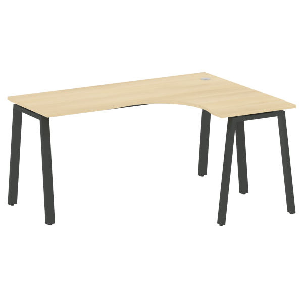 Стол криволинейный правый на А-образном м/к БА.СА-4 Пр