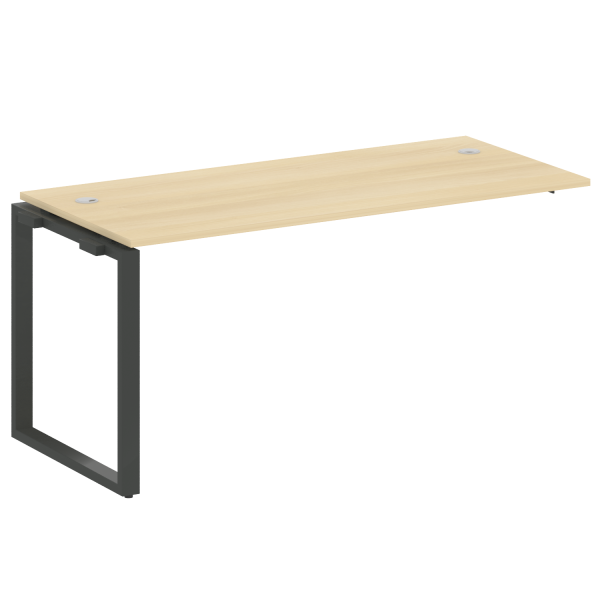 Проходной наборный элемент рабочей станции на О-образном м/к (проходная опора Б.ОСП-72, столешница, БО.ПРС-СП-1.4