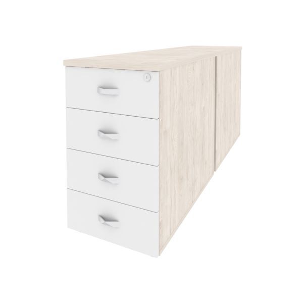 Тумба двойная приставная / опорная O.TPO-2.8