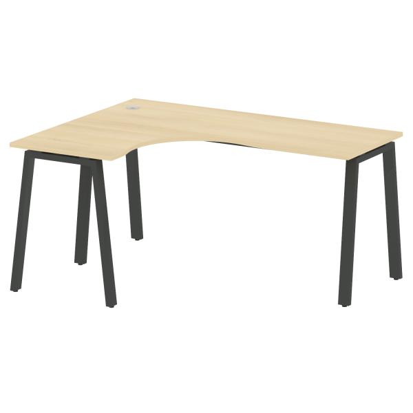 Стол криволинейный левый на А-образном м/к БА.СА-4 Л