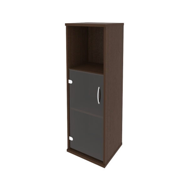 Шкаф средний узкий левый/правый (1 низкая дверь стекло) А.СУ-2.2 Л/Пр