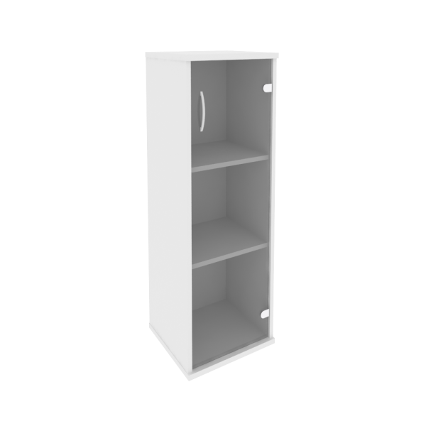 Шкаф средний узкий левый/правый (1 средняя дверь стекло) А.СУ-2.4 Л/Пр