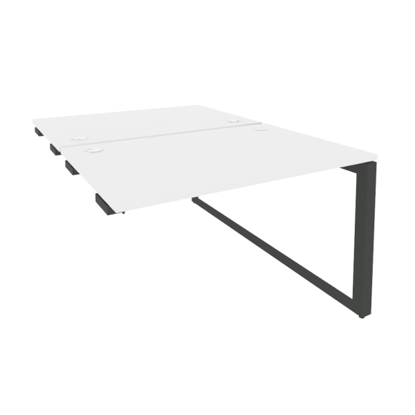 Стол-приставка двойной на О-образном м/к к опорым элем. O.MО-D.SPR-2.8