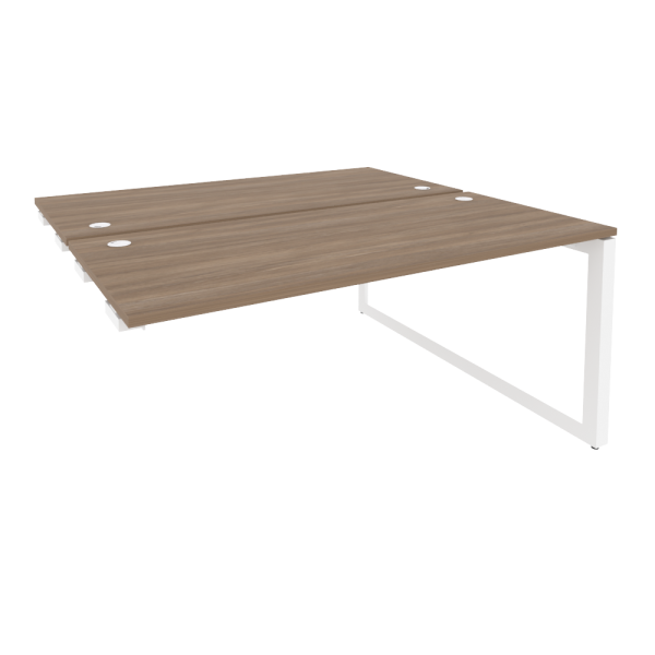 Стол-приставка двойной на О-образном м/к к опорым элем. O.MО-D.SPR-4.7