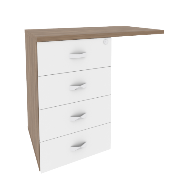 Тумба приставная (универсальная л/пр) O.TPU-4