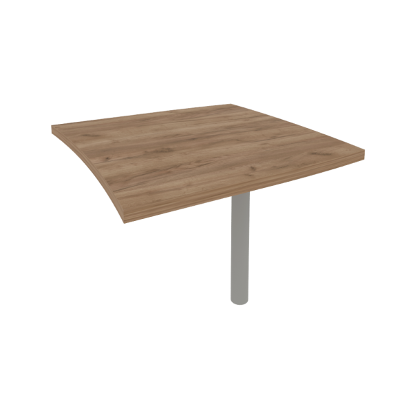 Брифинг-приставка для криволинейного стола (опора КО-1 в комплекте) KB-2