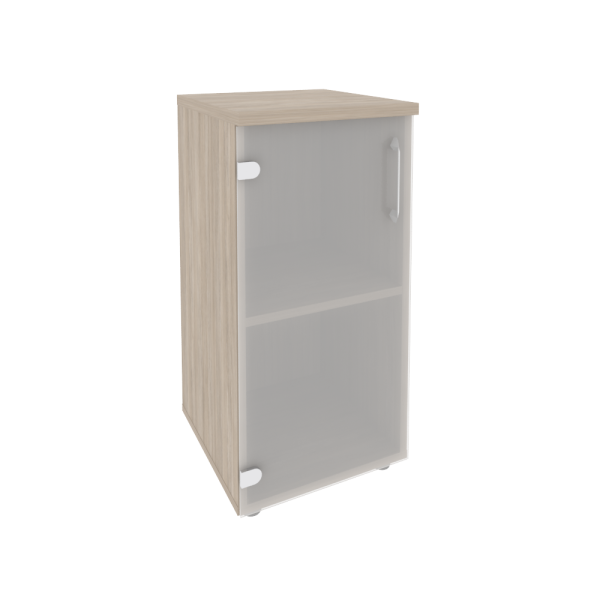 Шкаф низкий узкий левый (1 низкий фасад стекло) O.SU-3.2(L)