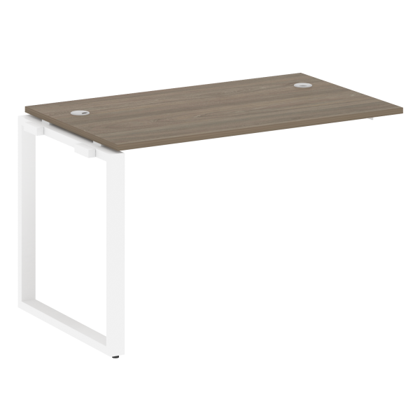 Проходной наборный элемент рабочей станции на О-образном м/к (проходная опора Б.ОСП-72, столешница, БО.ПРС-СП-1.2