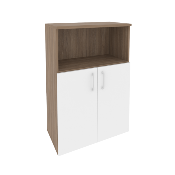 Шкаф средний широкий (2 низких фасада ЛДСП) O.ST-2.1