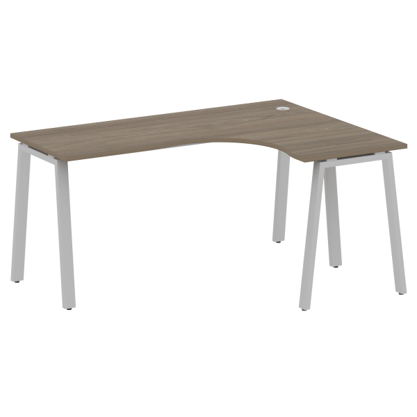 Стол криволинейный правый на А-образном м/к БА.СА-4 Пр