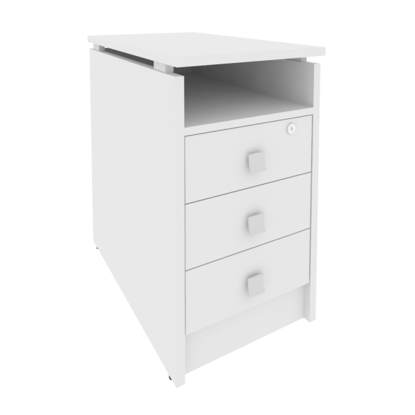 Тумба приставная (с замком) Л.ТП-4.2