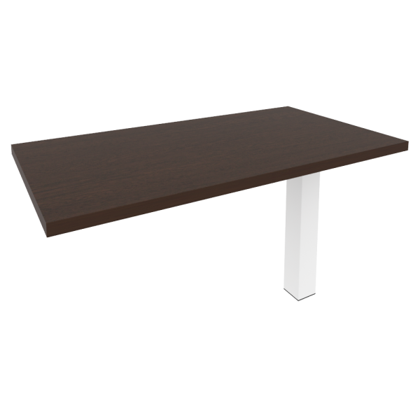 Брифинг-приставка для прямоугольного стола (опора LT-710 в комплекте) KB-5