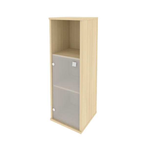 Шкаф средний узкий левый/правый (1 низкая дверь стекло) Л.СУ-2.2 Л/Пр