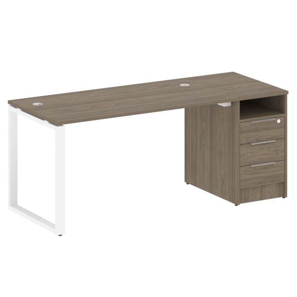 Рабочая станция на О-образном м/к с опорной тумбой БО.РС-СТП -1.3