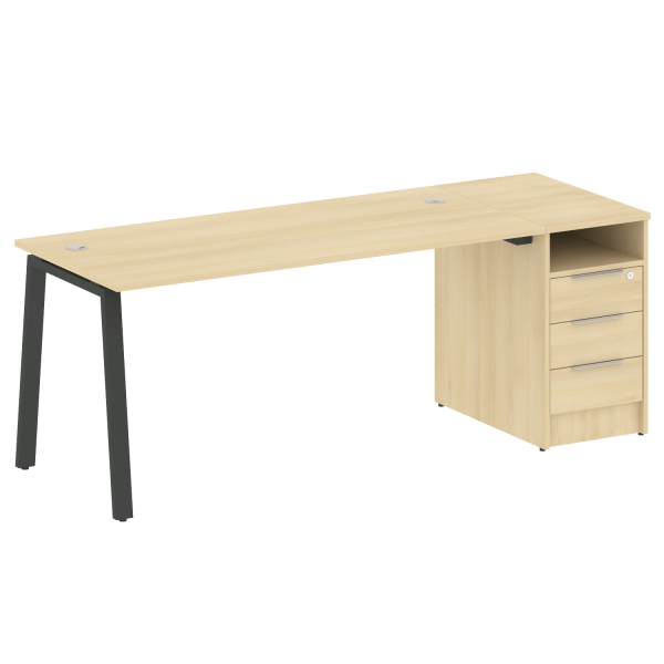 Рабочая станция на А-образном м/к с опорной тумбой БА.РС-СТП -1.4