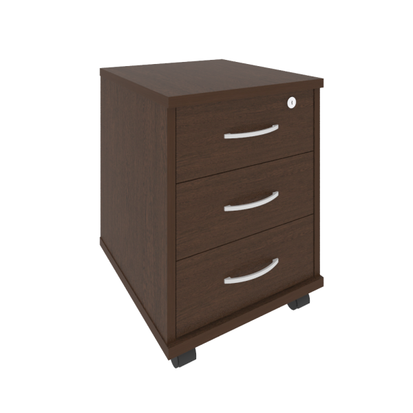 Тумба подкатная (3 ящика фолдинг, с замком) А.ТМ-3F