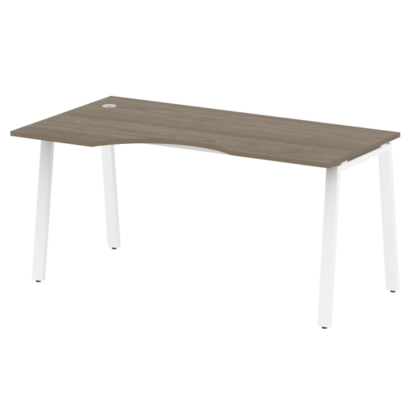 Стол криволинейный левый на А-образном м/к БА.СА-1 Л